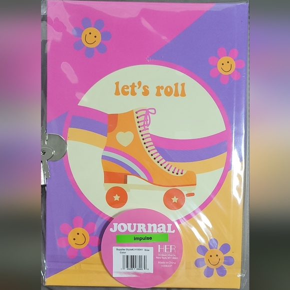 Let's Roll Journal With Lock And Key - Picture 3 of 3